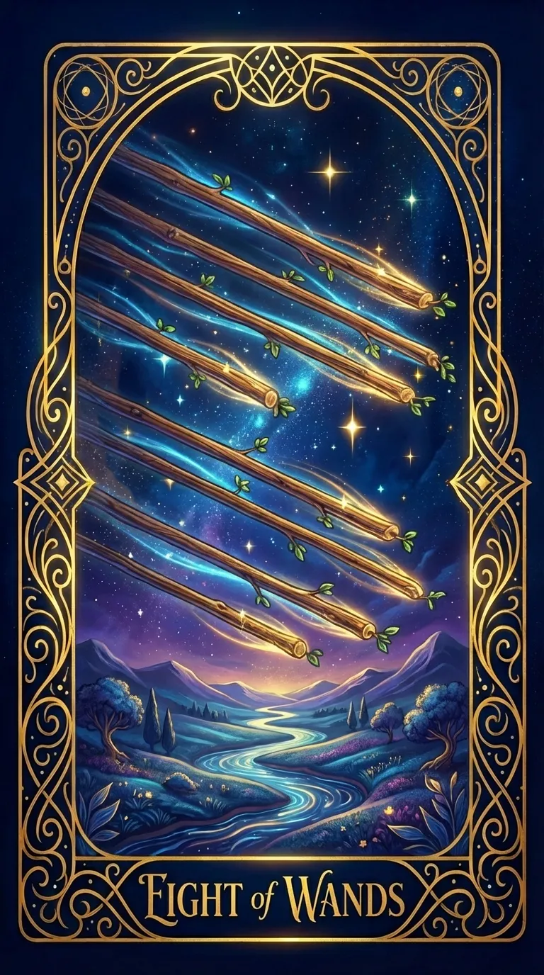 Eight of Wands