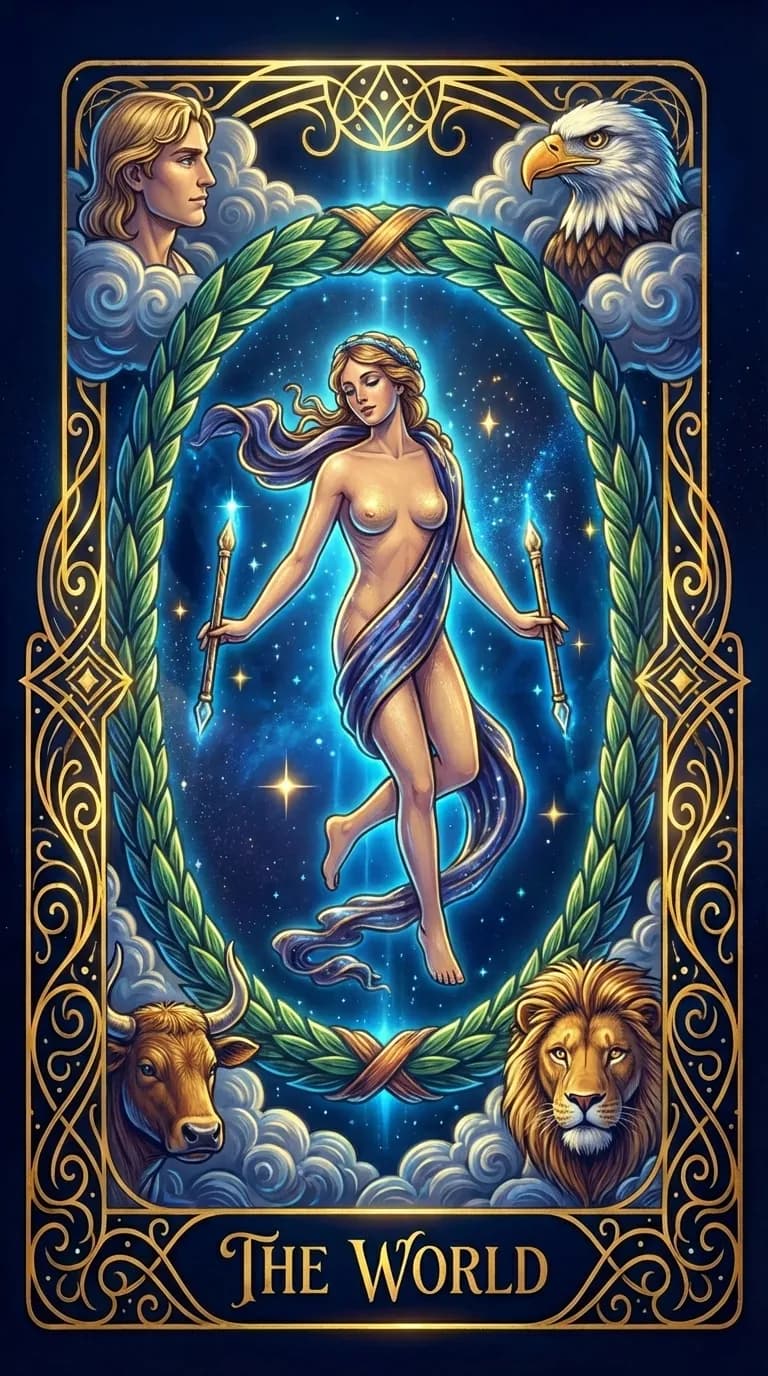 Tarot spreads — supporting card