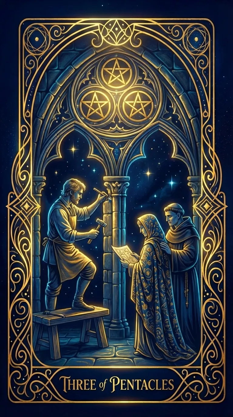 Three of Pentacles